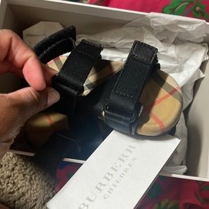 Burberry sandals worn twice